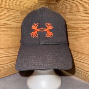 🪩Under Armour Antlers Orange Black SnapBack Cap